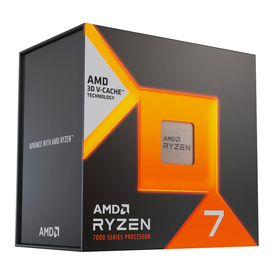 سی پی یو باکس ای ام دی مدل Ryzen 7 7800X3D