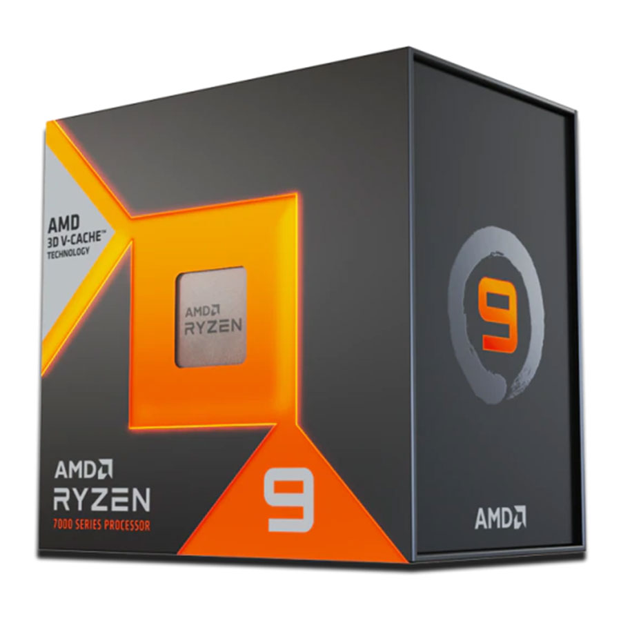 سی پی یو باکس ای ام دی مدل Ryzen 9 7900X3D