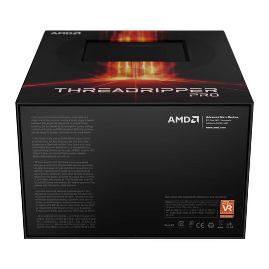 سی پی یو باکس ای ام دی مدل Ryzen Threadripper PRO 5995WX