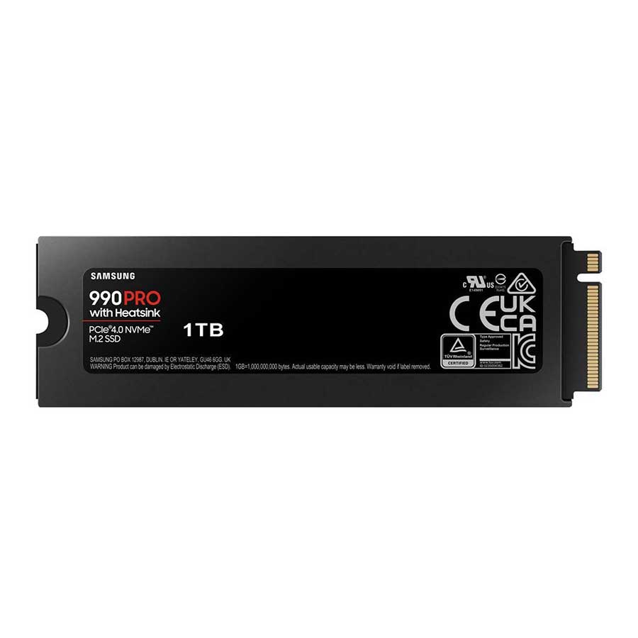 اس اس دی 1 ترابایت سامسونگ مدل PRO 990 Heatsink PCIe NVMe M.2 2280