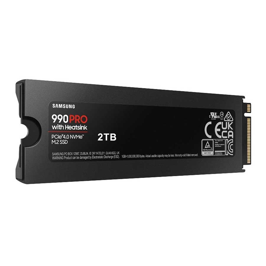 اس اس دی 2 ترابایت سامسونگ مدل PRO 990 Heatsink PCIe NVMe M.2 2280