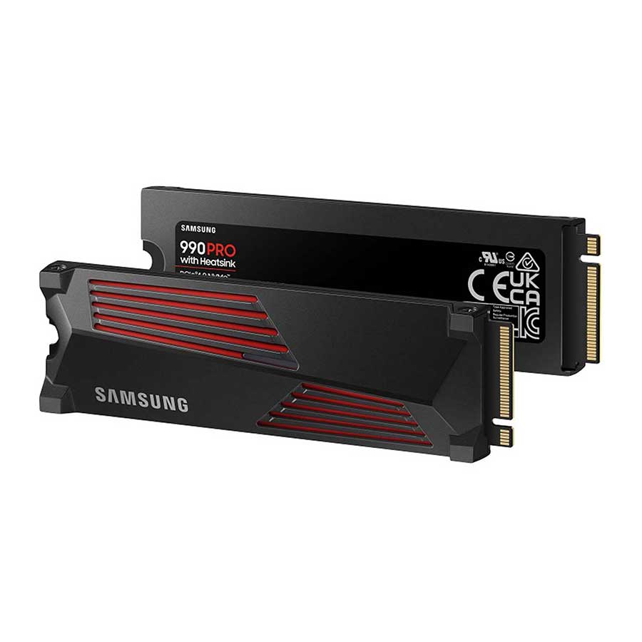 اس اس دی 2 ترابایت سامسونگ مدل PRO 990 Heatsink PCIe NVMe M.2 2280