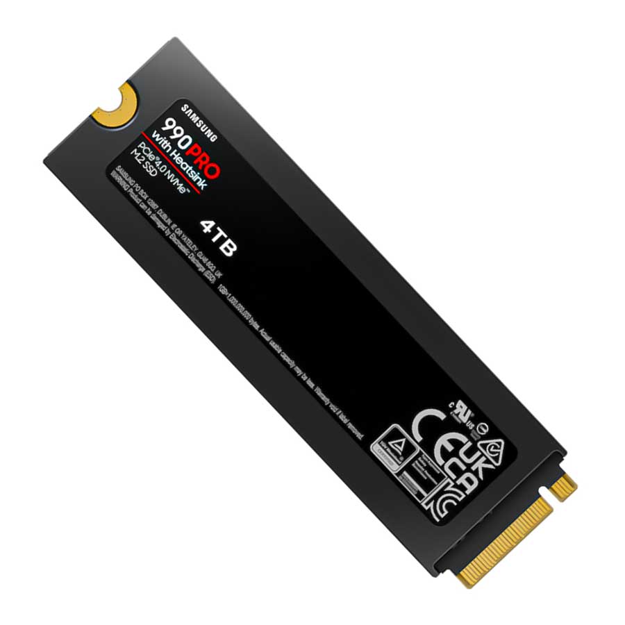 اس اس دی 4 ترابایت سامسونگ مدل PRO 990 Heatsink PCIe NVMe M.2 2280