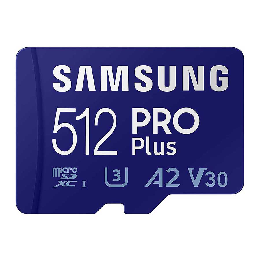 کارت حافظه MicroSDXC سامسونگ مدل PRO Plus UHS-I U3 A2 V30 Class 10 512GB 160MB/s