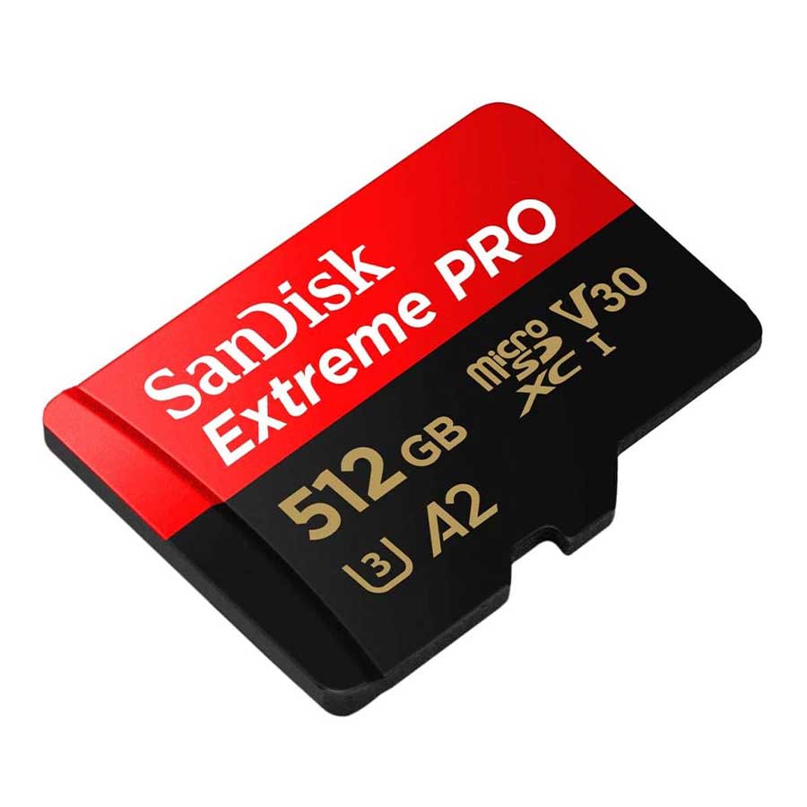 کارت حافظه MicroSDXC سن دیسک مدل Extreme PRO UHS-I U3 V30 512GB 200MB/s
