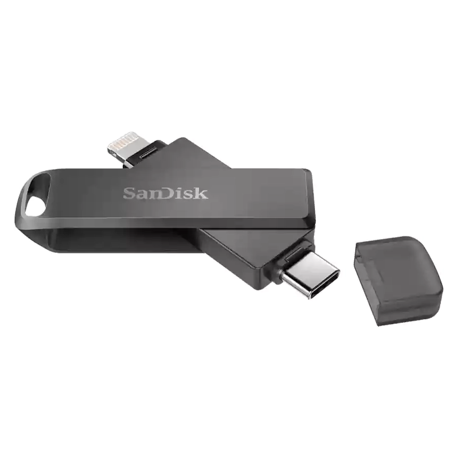 فلش مموری 128 گیگابایت USB 3.0 سن دیسک مدل iXPAND 70N