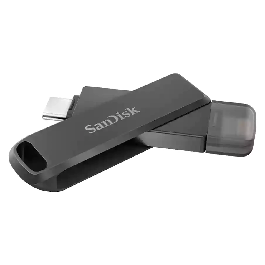 فلش مموری 128 گیگابایت USB 3.0 سن دیسک مدل iXPAND 70N