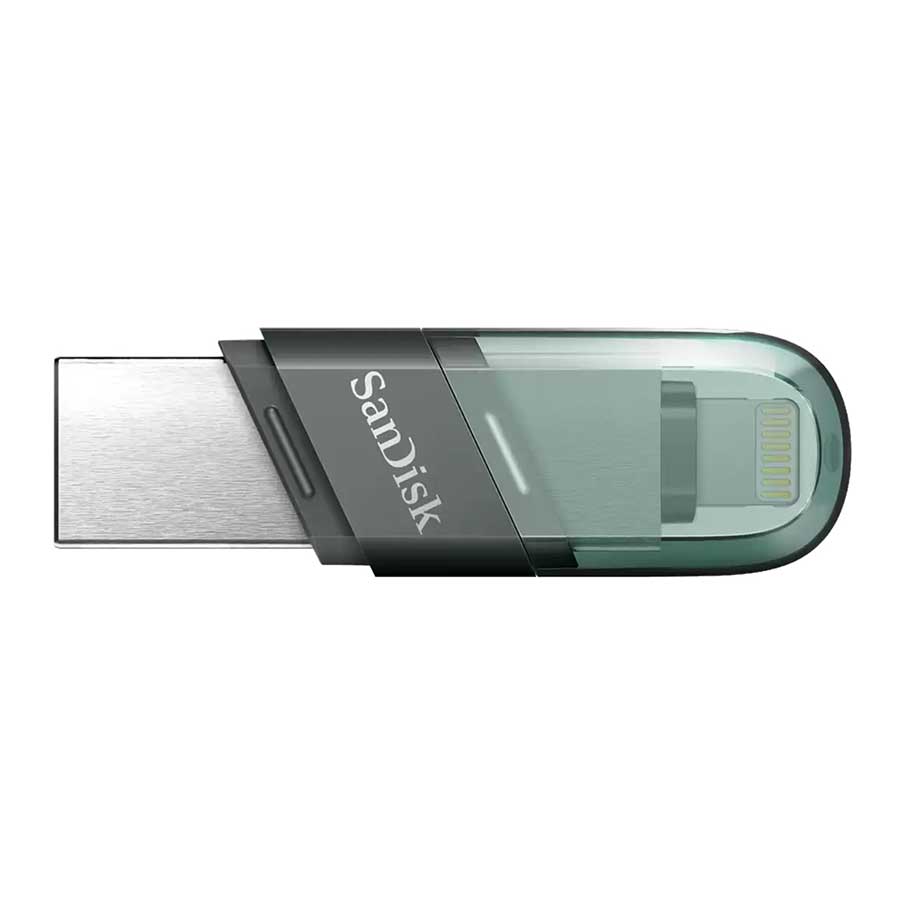 فلش مموری 256 گیگابایت USB 3.1 و Lightning سن دیسک مدل iXpand Flip