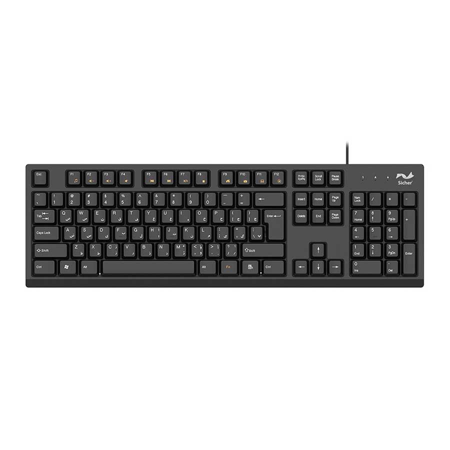 کیبورد باسیم زیچر مدل KB110