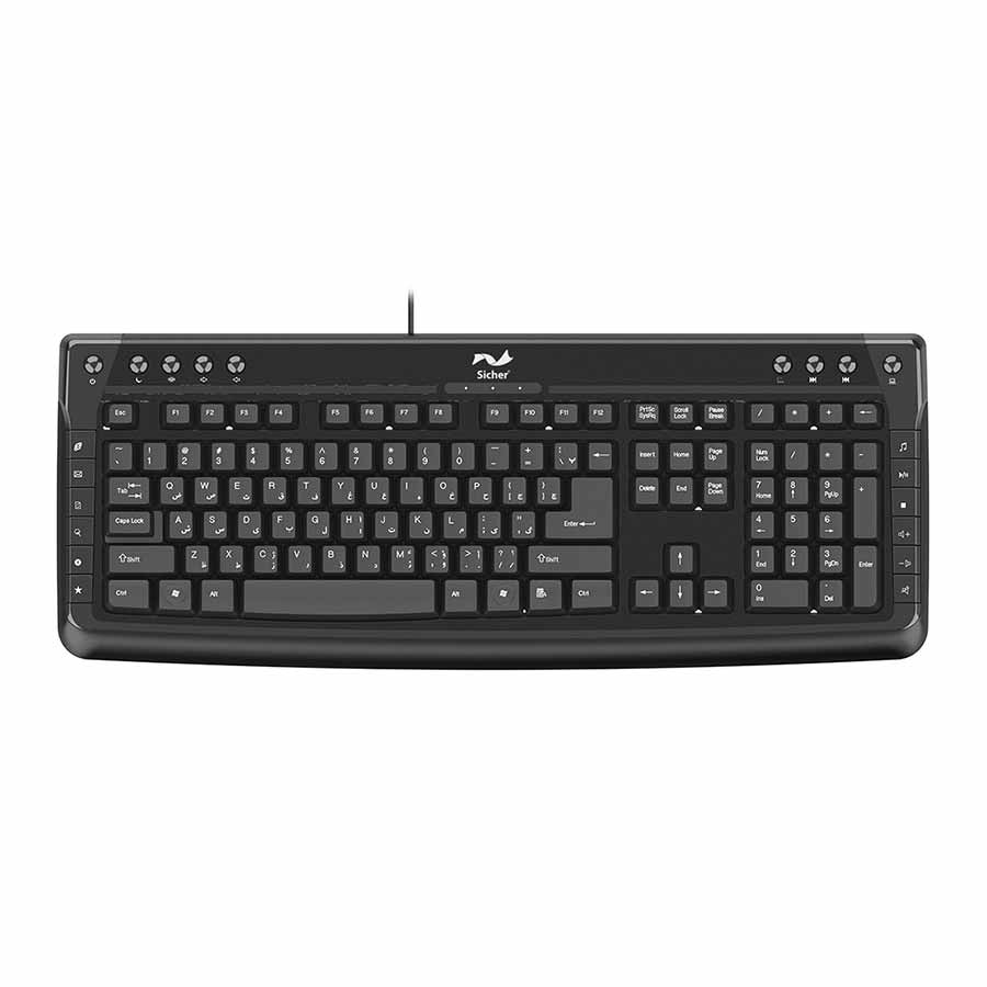 کیبورد باسیم زیچر مدل KB120
