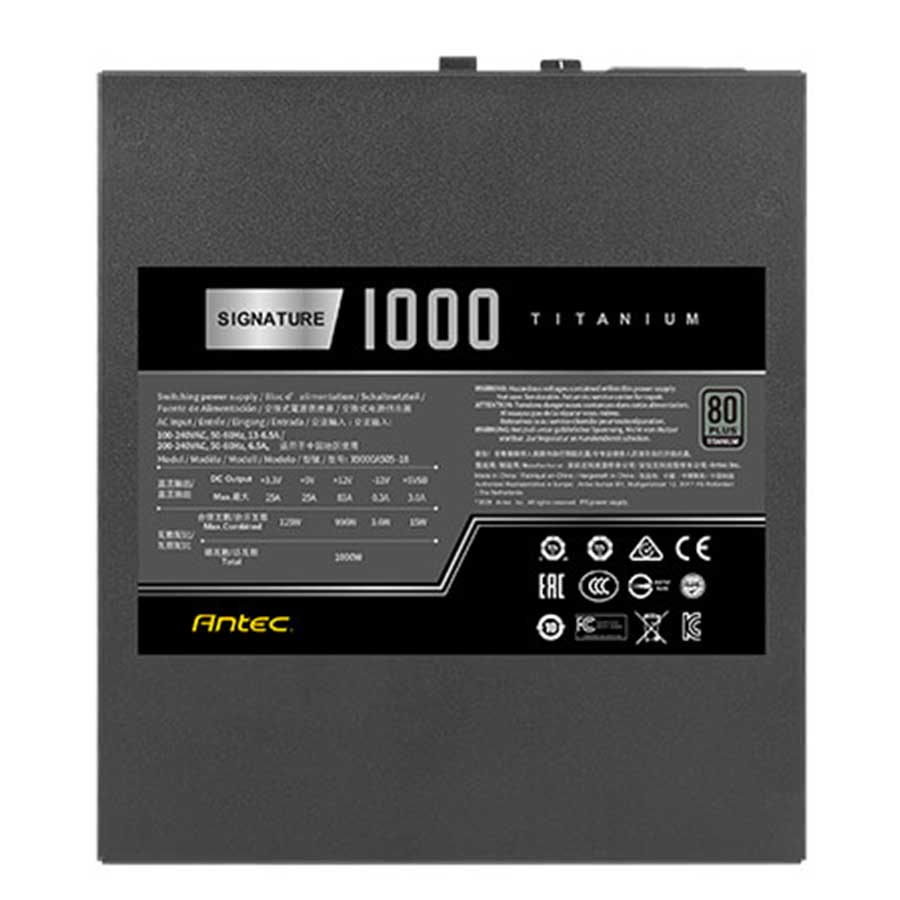 پاور کامپیوتر 1000 وات تمام ماژولار انتک مدل Signature Titanium