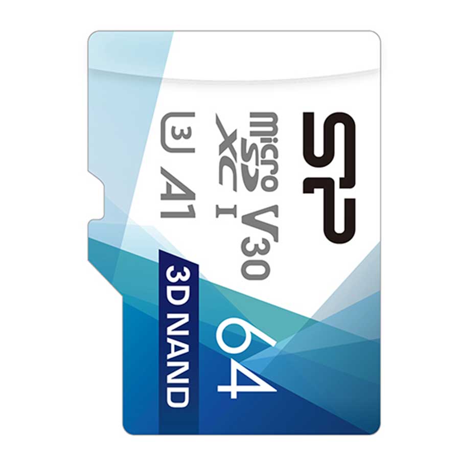 کارت حافظه MicroSDXC سیلیکون پاور مدل Superior Pro UHS-I U3 Class 10 64GB 100MB/s