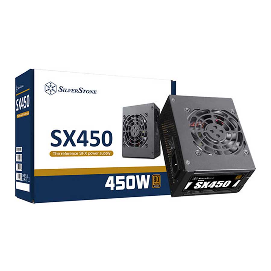 پاور کامپیوتر 450 وات سیلور استون مدل SX450-B