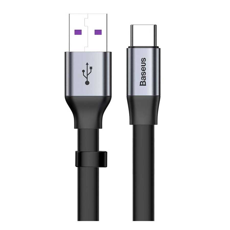 کابل تبدیل 0.23 متری USB به USB-C باسئوس مدل Simple HW CATMBJ-BG1