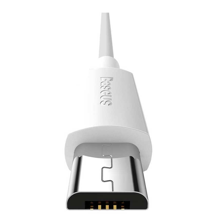 کابل تبدیل 1.5 متری USB به MicroUSB باسئوس Simple Wisdom TZCAMZJ-02