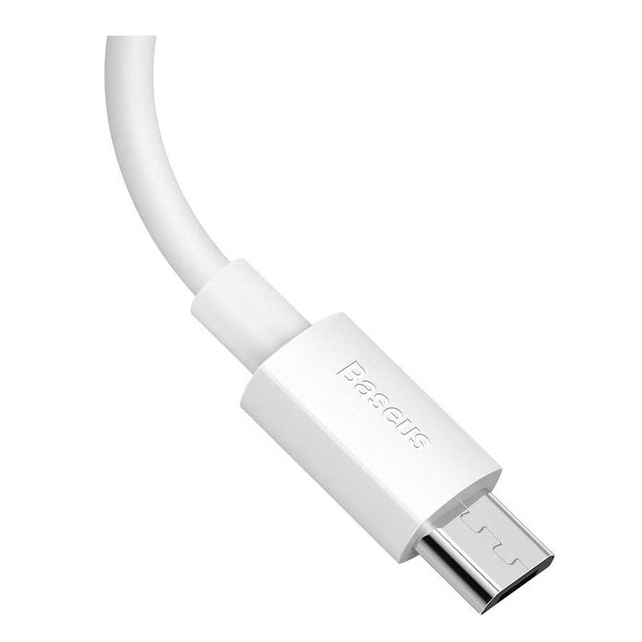 کابل تبدیل 1.5 متری USB به MicroUSB باسئوس Simple Wisdom TZCAMZJ-02