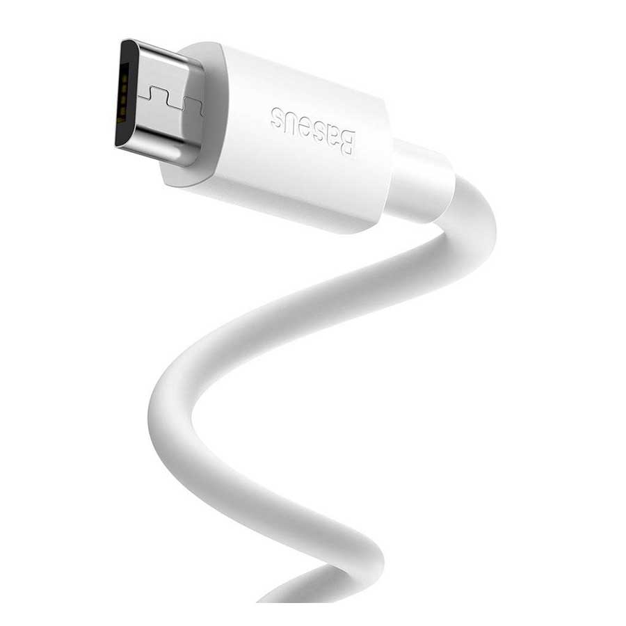 کابل تبدیل 1.5 متری USB به MicroUSB باسئوس Simple Wisdom TZCAMZJ-02