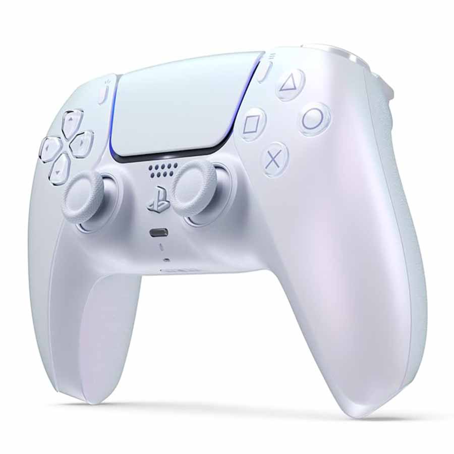 دسته بازی بی‌سیم سونی مدل PlayStation 5 DualSense Pearl White