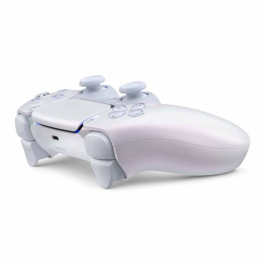 دسته بازی بی‌سیم سونی مدل PlayStation 5 DualSense Pearl White