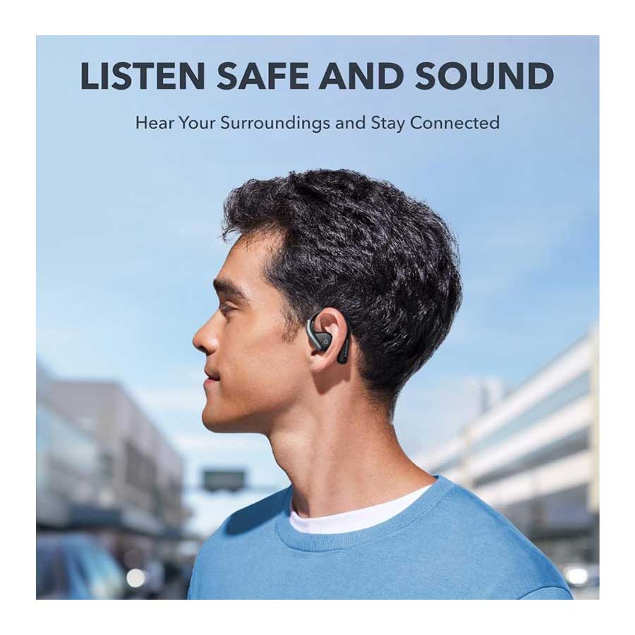 هندزفری بی‌سیم و بلوتوث انکر مدل Soundcore Open-Ear Comfort AEROFIT A3872