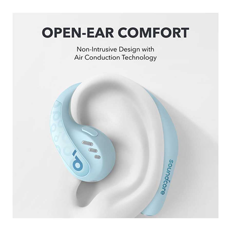 هندزفری بی‌سیم و بلوتوث انکر مدل Soundcore Open-Ear Comfort AEROFIT PRO A3871