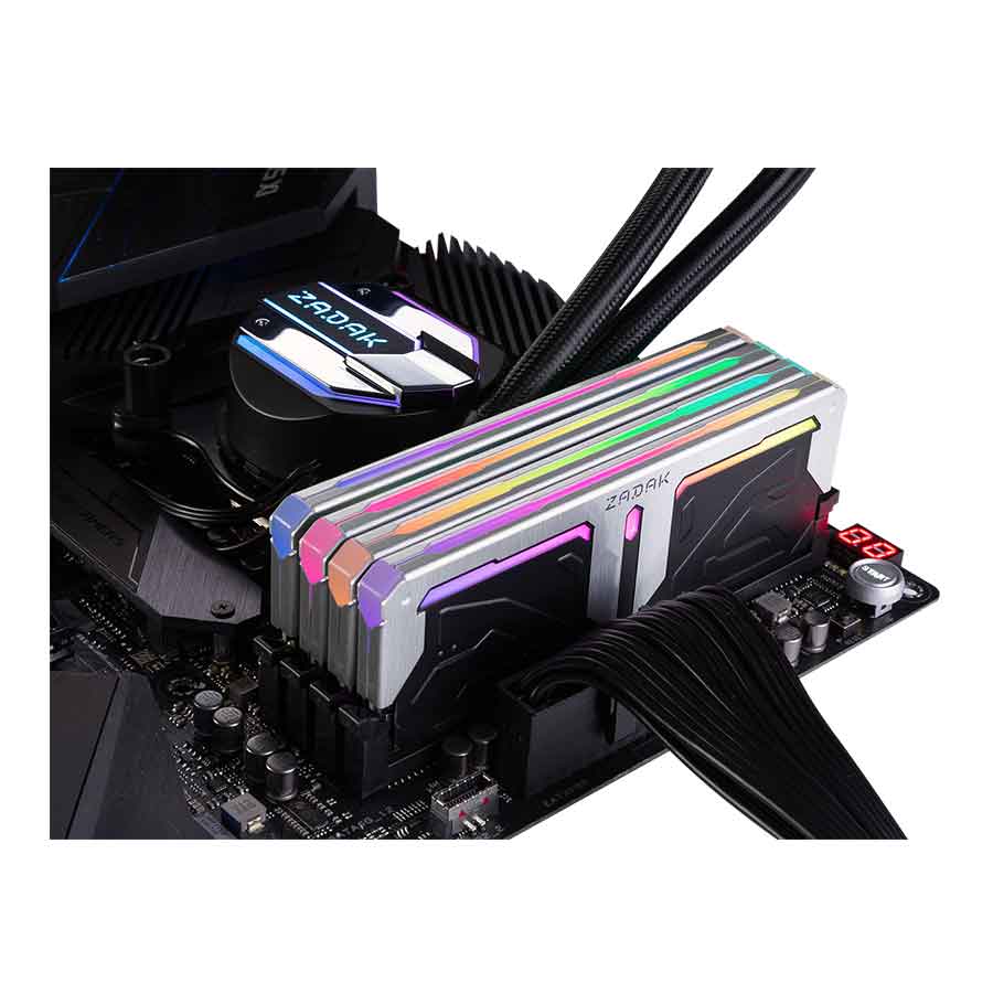 رم زاداک مدل SPARK RGB DDR4 16GB Dual 4133Mhz CL19