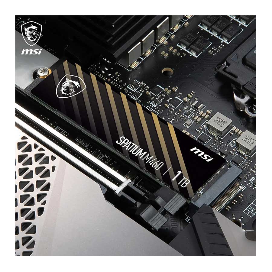 حافظه SSD اینترنال 1 ترابایت M2 مدل MSI SPATIUM M460 1TB