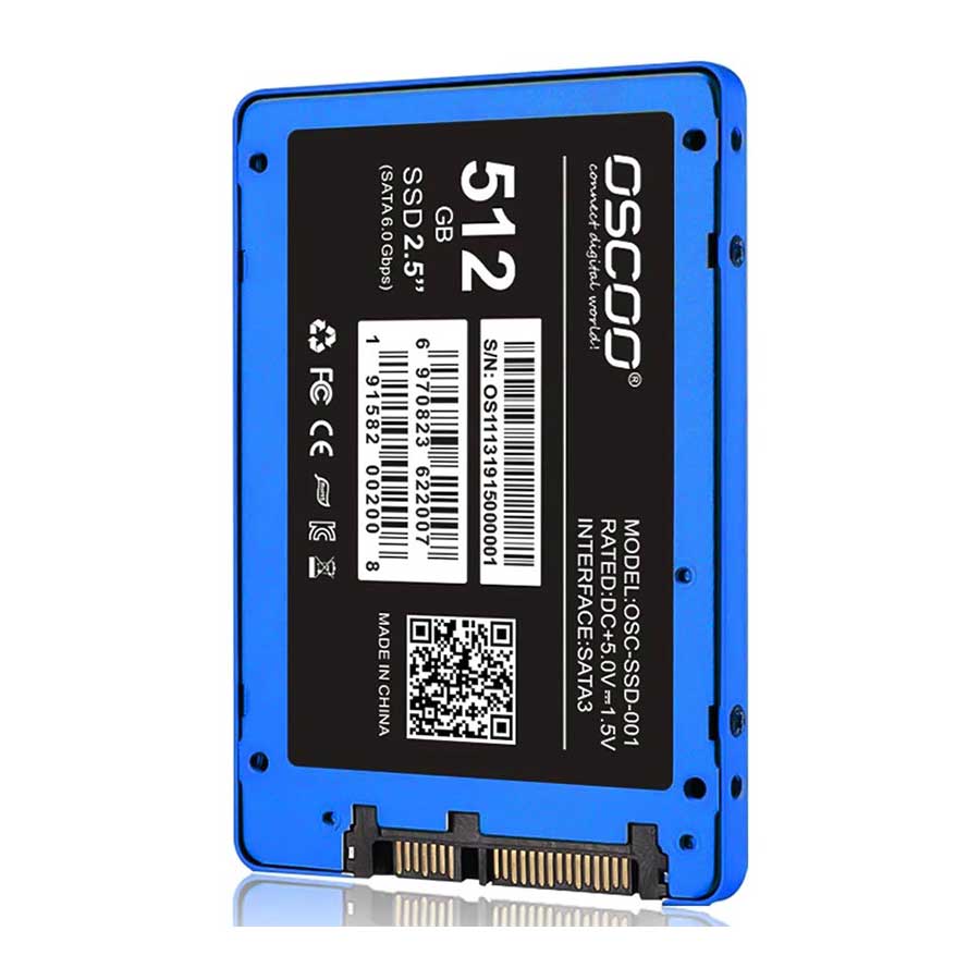 اس اس دی 512 گیگابایت 2.5 اینچ SATA اسکو مدل SSD-001 Blue