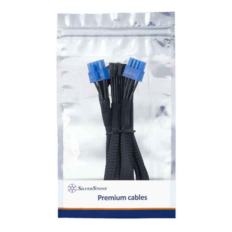 کابل برق 12 پین کارت‌ گرافیک سیلوراستون مدل SST-PP12-PCIE