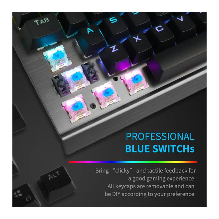 کیبورد گیمینگ باسیم ردراگون مدل SURYA K563 RGB