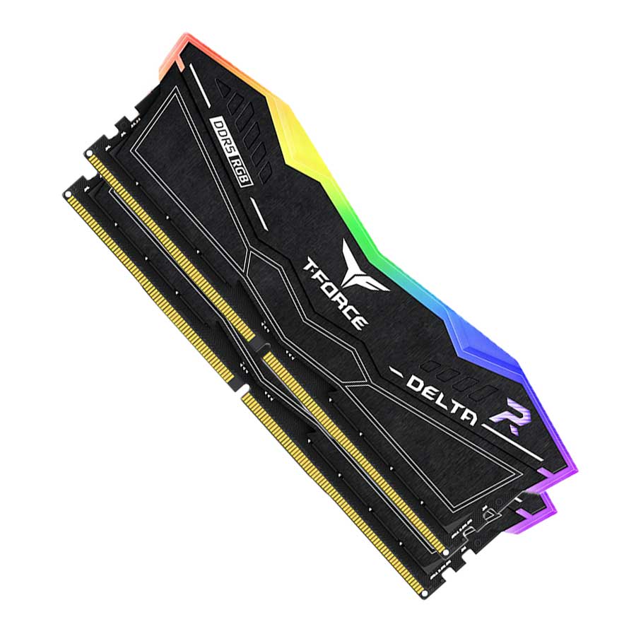 رم تیم گروپ مدل T-Force DELTA RGB Black DDR5