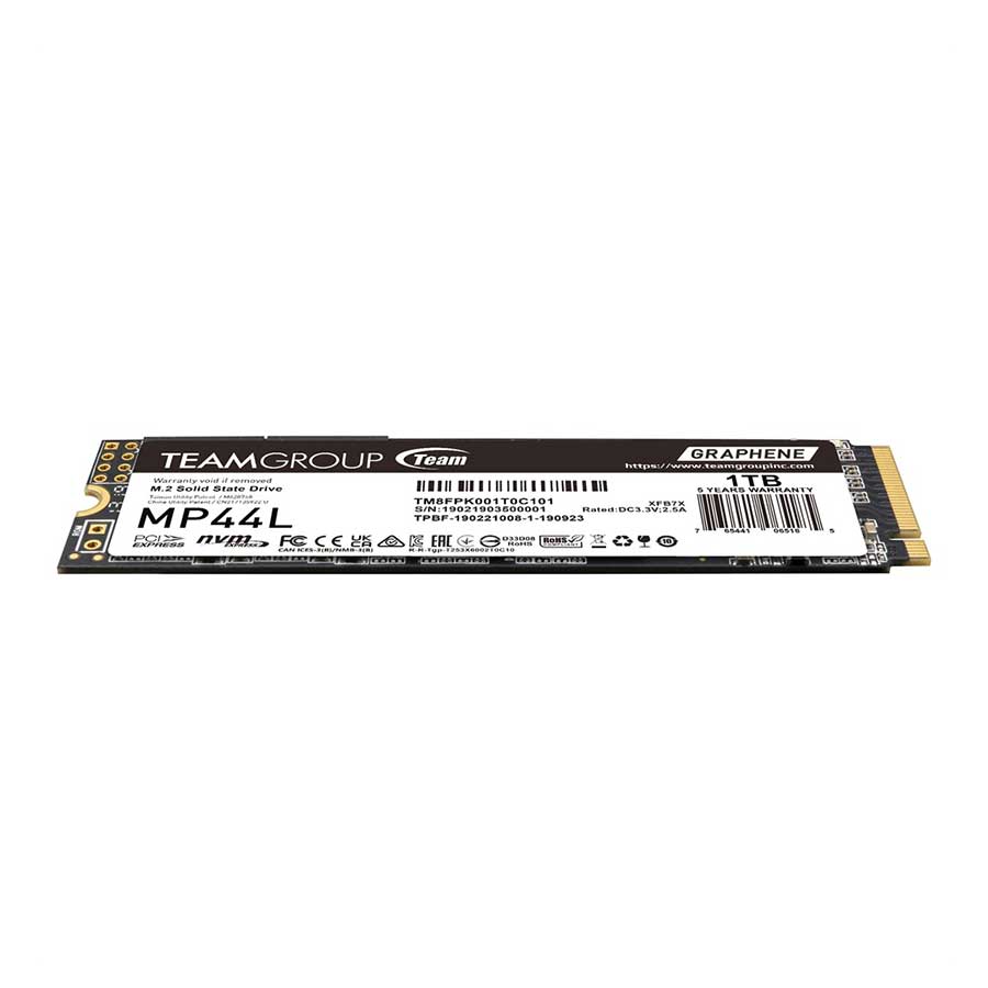 اس اس دی 1 ترابایت تیم گروپ مدل MP44L M.2 PCIe 4.0 NVMe