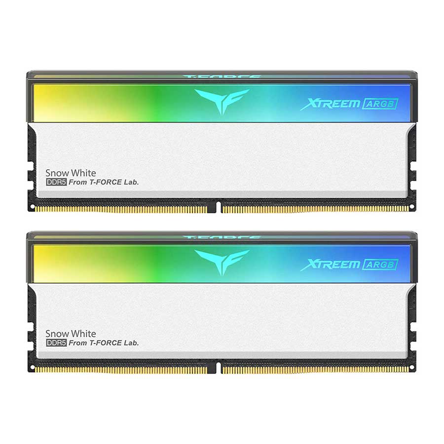رم تیم گروپ مدل T-Force Xtreem ARGB White