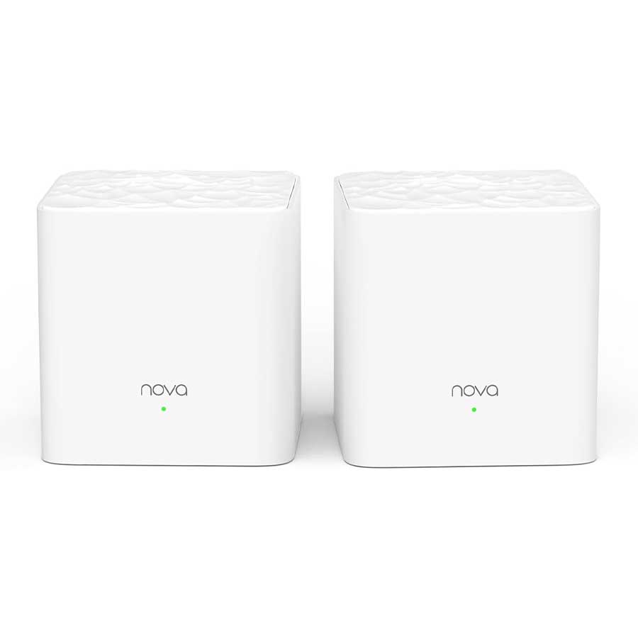 روتر بی‌سیم گیگابیت و دوباند AC1200 تندا مدل Nova MW3 پک 2 عددی