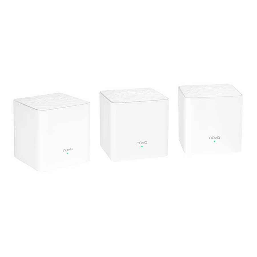 روتر بی‌سیم گیگابیت و دوباند AC1200 تندا مدل Nova MW3 پک 3 عددی