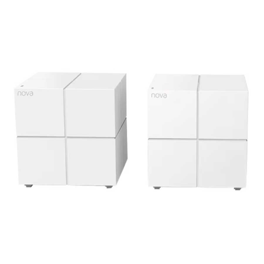 روتر بی‌سیم دوباند AC1200 تندا مدل Nova MW6 پک 2 عددی
