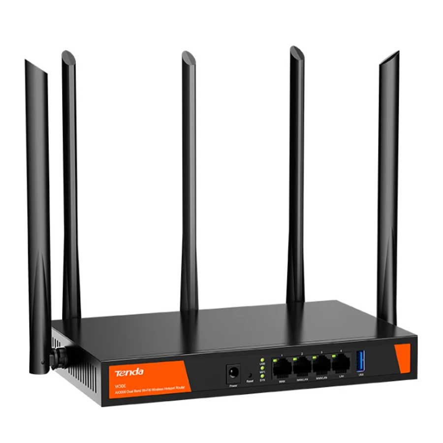 روتر بی‌سیم گیگابیت و دوباند AX3000 تندا مدل W30E