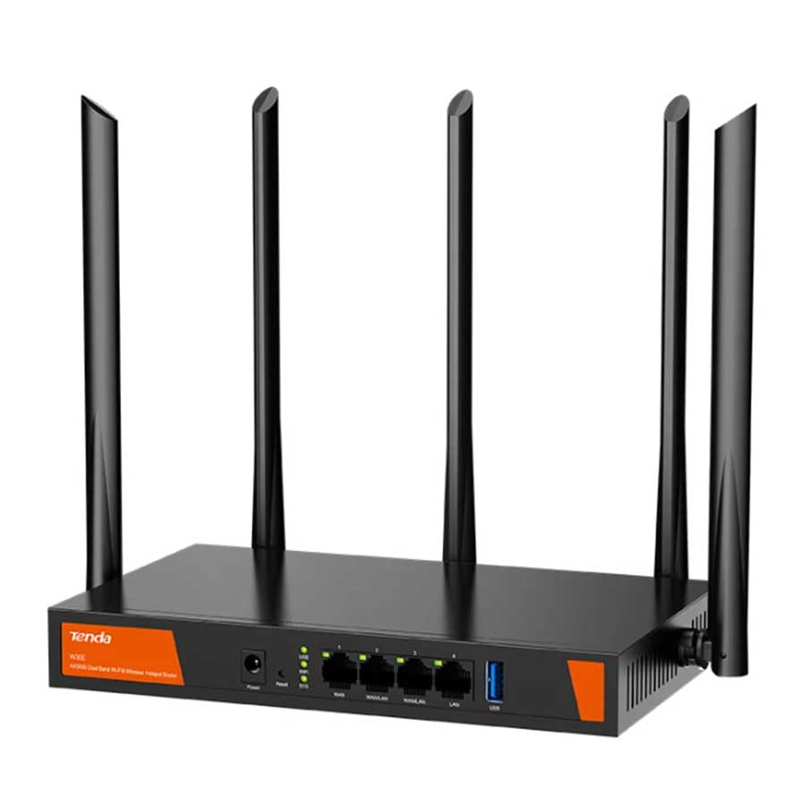 روتر بی‌سیم گیگابیت و دوباند AX3000 تندا مدل W30E