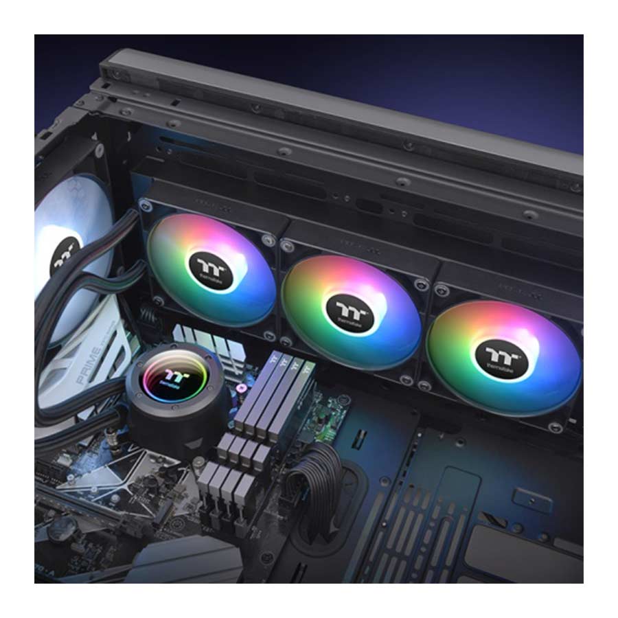خنک کننده مایع پردازنده ترمالتیک مدل TH420 V2 ARGB Sync