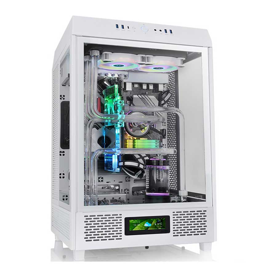 کیس کامپیوتر ترمالتیک مدل The Tower 500 Snow White