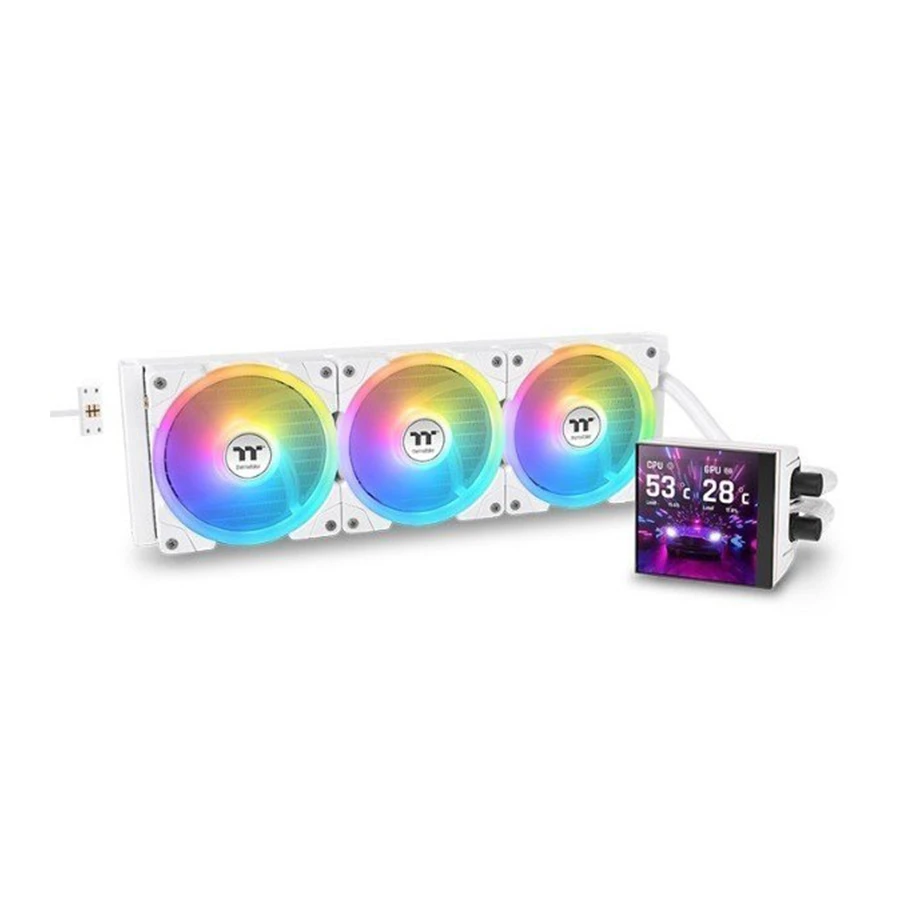 Thermaltake Magfloe 360 Snow RGB CPU Cooler خنک کننده پردازنده ترمالتیک