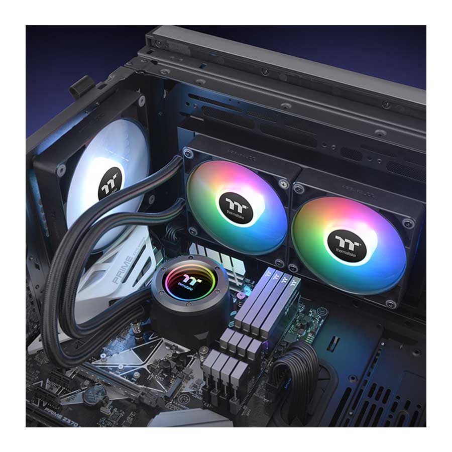 خنک کننده مایع پردازنده ترمالتیک مدل TH240 V2 ARGB Sync