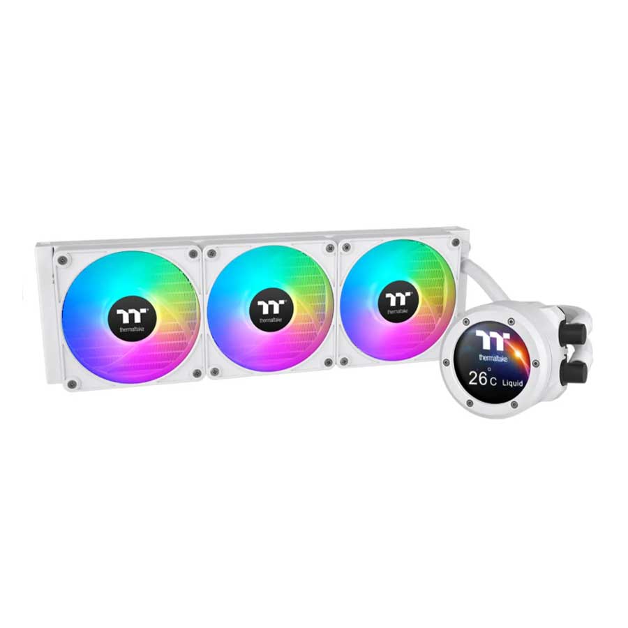 خنک کننده مایع پردازنده ترمالتیک مدل TH360 V2 Ultra EX ARGB Sync Snow Edition