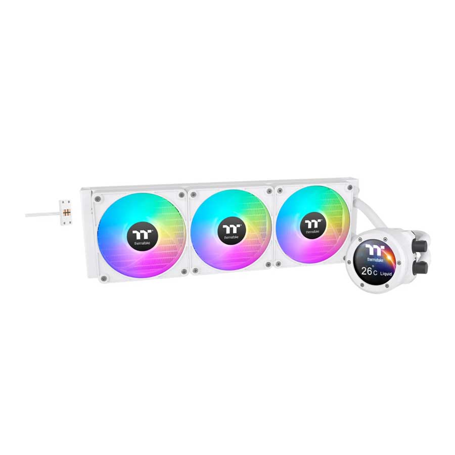 خنک کننده مایع پردازنده ترمالتیک مدل TH420 V2 Ultra EX ARGB Sync Snow Edition