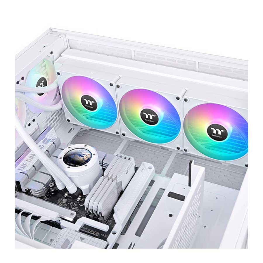 خنک کننده مایع پردازنده ترمالتیک مدل TH420 V2 Ultra EX ARGB Sync Snow Edition