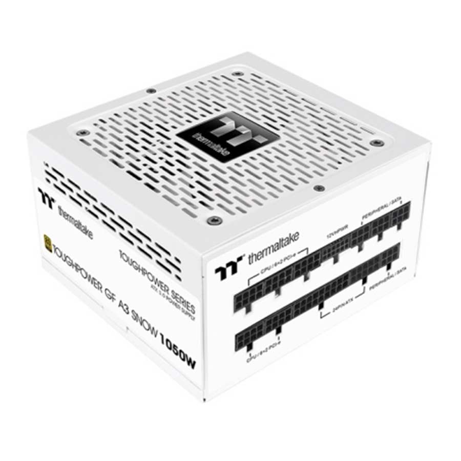 پاور کامپیوتر 1050 وات تمام ماژولار ترمالتیک مدل TOUGHPOWER GF A3 Snow Gold TT Premium Edition