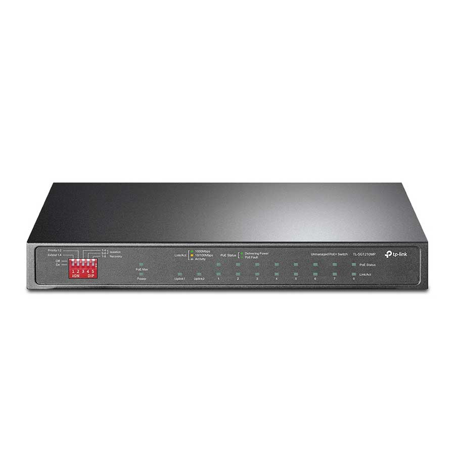 سوئیچ 10 پورت گیگابیت تی پی لینک مدل TL-SG1210MP