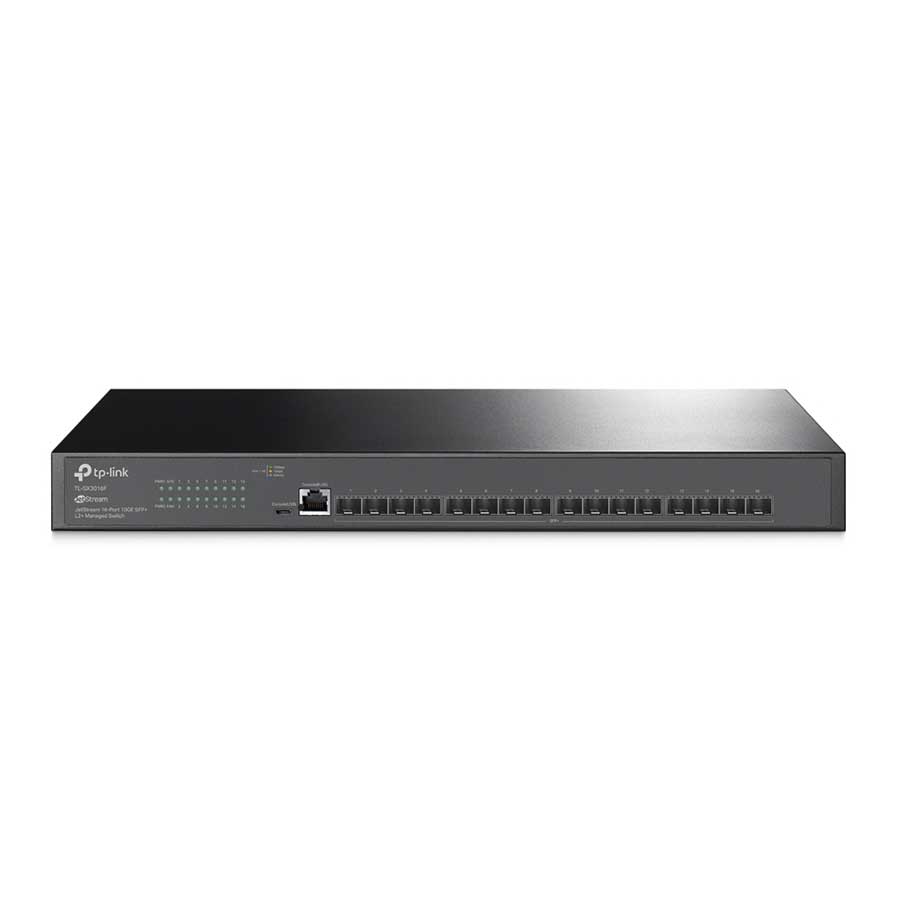 سوئیچ 16 پورت گیگابیت و مدیریتی تی پی لینک مدل TL-SX3016F