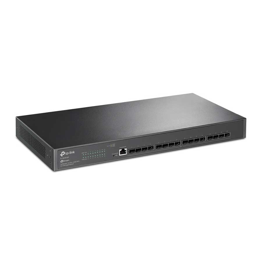 سوئیچ 16 پورت گیگابیت و مدیریتی تی پی لینک مدل TL-SX3016F