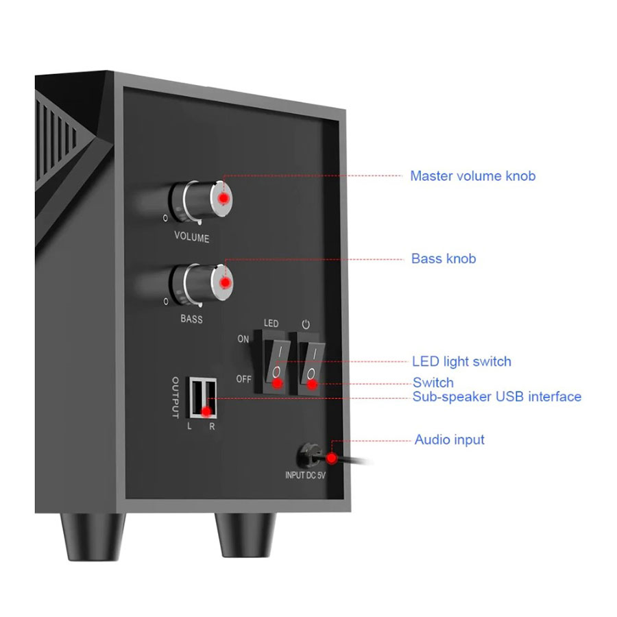 اسپیکر باسیم ردراگون مدل TOCCATA GS700